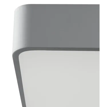 Светильник LED Geometria Quadro SPO-163-W-40K-050 50Вт 4000К 3700Лм IP40 600х80 белый подвесной драйвер внутри