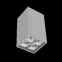 Светодиодный светильник DL-Box Reflect Multi 2x2 накладной 10 Вт 3000 К 80х80х150 мм RAL7045 серый муар DALI | V1-R0-70254-20D23-2001030 | VARTON