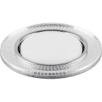                  Светильник встраиваемый с белой LED подсветкой CD4038 потолочный GX53 без лампы, прозрачный, хром | 40505 | Feron
               