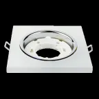 Светильник встраиваемый GX53R-glass SMT под лампу GX53 КВАДРАТ СТЕКЛО 230B матовый | 4690612014111 | IN HOME