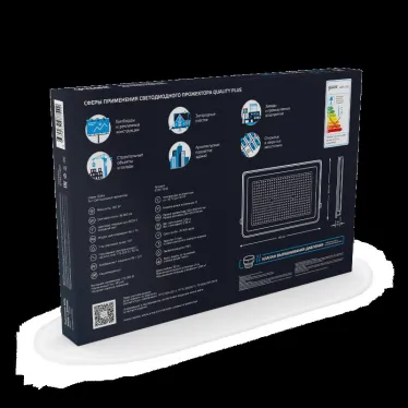 Прожектор светодиодный Qplus 300W 36000lm 6500K 175-265V IP65 черный LED 1/2 | 613511300 | Gauss