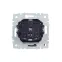 BRITE Розетка с заземлением с защитными шторками и крышкой 16А IP20 РСбш10-3-БрШ шампань