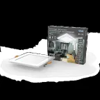 Светильник светодиодный встраиваемый Backlight BL125 Квадрат. Акрил, 12+4W, LED 4000K, 190*190, | BL125 | Gauss