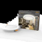 Светильник светодиодный встраиваемый Backlight BL118 Кругл. Акрил, 12+4W, LED 3000K, диам. 190, | BL118 | Gauss