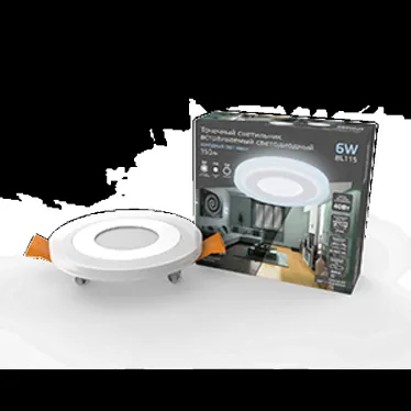Светильник светодиодный встраиваемый Backlight BL115 Кругл. Акрил, 3+3W, LED 4000K, диам. 105, | BL115 | Gauss