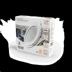 Светильник светодиодный круглый с декоративным стеклом,160х30, O118, 12W 3000K, 900лм | 947111112 | Gauss