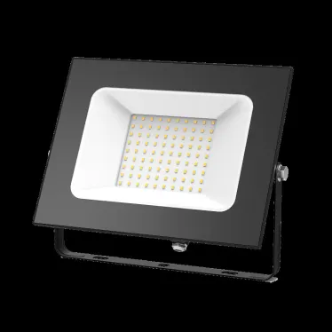 Прожектор светодиодный 100W 6700lm IP65 3000К черный | 613527100 | Gauss