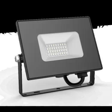 Прожектор светодиодный Elementary 20W 1400lm зеленого свечения 175-265V IP65 черный LED 1/20 | 613100620 | Gauss