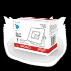 Прожектор светодиодный Elementary 10W 780lm IP65 6500К черный ПРОМО 1/20 | 613100310P | Gauss