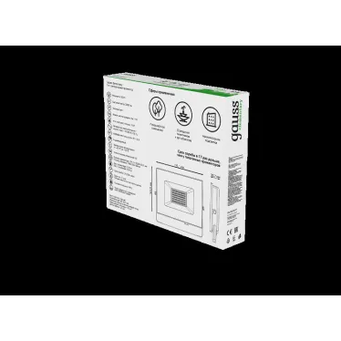 Прожектор светодиодный  Elementary 50W 3200lm зеленого свечения 175-265V IP65 черный LED 1/10 | 613100650 | Gauss