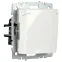 BRITE Розетка с заземлением с защитными шторками и крышкой 16А IP44 РСбш10-3-44-БрБ белый