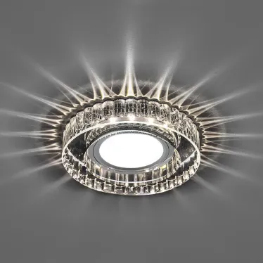 Светильник встраиваемый с LED подсветкой CD985 потолочный MR16 G5.3 прозрачный | 32662 | Feron