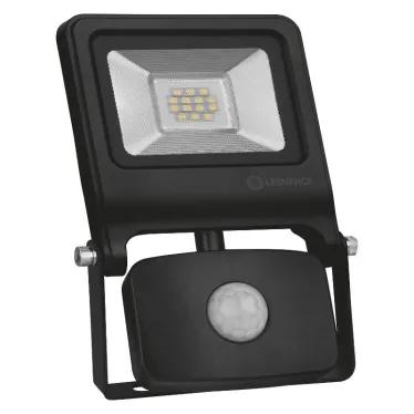 Прожектор светодиодный с датчиком ДО-10Вт 4000K 800Лм IP65 черный FLOODLIGHT VALUE SENSOR 10 W 4000 K IP44 BK | 4058075268685 | Ledvance
