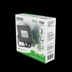 Прожектор светодиодный Elementary 10W 650lm зеленого свечения 175-265V IP65 черный LED 1/20 | 613100610 | Gauss