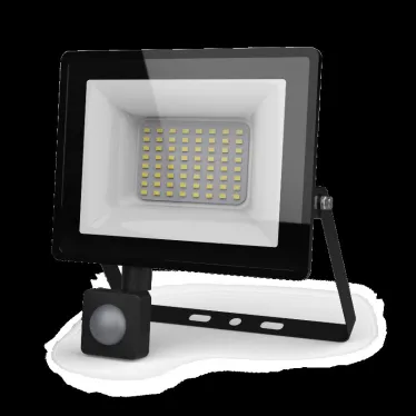 Прожектор светодиодный  Elementary  50W 3500lm IP65 6500К с датчиком движения | 628511350 | Gauss