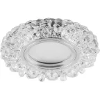                  Светильник точечный встраиваемый декоративный CD926 15LED*2835 SMD 4000K, MR16 50W G5.3, прозрачный, хром | 28901 | Feron
               