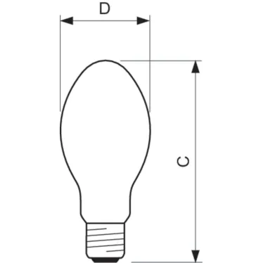 Лампа дуговая ртутно-вольфрамовая ДРВ ML 160W E27 225-235V SG 1SL/24 | 928095056891 | PHILIPS