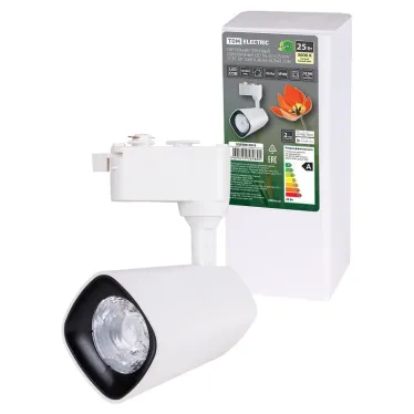 Светильник трековый однофазный LED TRL-02-025-WW 25 Вт, 24°, 3000 К, 90 Ra, белый, | SQ0369-0016 | TDM