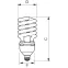 Лампа энергосберегающая КЛЛ  Tornado High Lumen 60W WW E27 | 929676006001 | PHILIPS