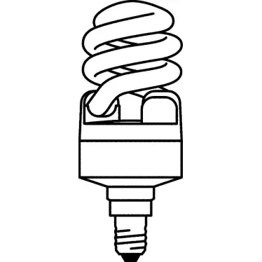 Лампа энергосберегающая КЛЛ 10000ч DST MTW 12W/840 220-240V E14 10X1RU | 4052899916104 | Osram