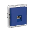 ATLASDESIGN РОЗЕТКА компьютерная RJ45, кат. 5Е, механизм, АКВАМАРИН