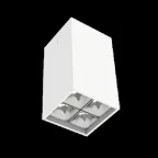                  Светодиодный светильник DL-Box Reflect Multi 2x2 накладной 14 Вт 3000 К 80х80х150 мм RAL9003 белый муар | V1-R0-00254-20L23-2001430 | VARTON
               