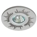 Светильник точечный декоративный cо светодиодной подсветкой DK LD30 WH MR16, 220V, max 11W, белый | Б0036478 | ЭРА