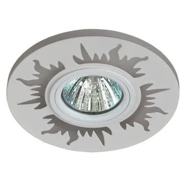 Светильник точечный декоративный cо светодиодной подсветкой DK LD30 WH MR16, 220V, max 11W, белый | Б0036478 | ЭРА