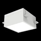                  Светодиодный светильник DL-Grill CRI90 для потолка Грильято встраив.15 Вт 3000 К 140х140х100 мм IP54 белый муар | V1-R0-01809-10D01-5401530 | VARTON
               