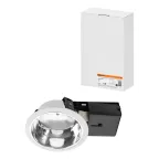                  Светильник встраиваемый под лампу ЛВО 03 Downlight 2х20Вт КЛЛ Е27 IP20 | SQ0342-0025 | TDM
               