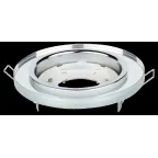                  Светильник встраиваемый GX53R-glass RMR под лампу GX53 КРУГ СТЕКЛО 230B зеркальный | 4690612014081 | IN HOME
               