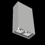                  Светодиодный светильник DL-Box Reflect Multi 1x2 накладной 5 Вт 3000 К 80х40х150 мм RAL7045 серый муар | V1-R0-70251-20L55-2000530 | VARTON
               