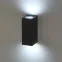 Декоративная подсветка WL38 BK MR16/GU10 (2 шт.), черный, для интерьера, фасадов зданий | Б0054410 | ЭРА