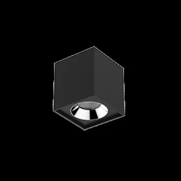 Светильник светодиодный DL-02 Cube накладной 100*110 12W 4000K 35° RAL9005 черный муар | V1-R0-T0360-20000-2001240 | VARTON
