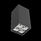                  Светодиодный светильник DL-Box Reflect Multi 2x2 накладной 10 Вт 3000 К 80х80х150 мм RAL9005 черный муар DALI | V1-R0-90254-20D36-2001030 | VARTON
               