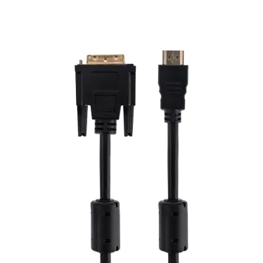 Кабель HDMI - DVI-D с фильтрами, 1,5 м., черный GOLD