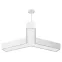Светильник LED Geometria Igrek SPO-142-W-40K-044 44Вт 4000K 3000Лм IP40 800х80 белый подвесной драйвер внутри