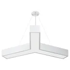 Светильник LED Geometria Igrek SPO-142-W-40K-044 44Вт 4000K 3000Лм IP40 800х80 белый подвесной драйвер внутри