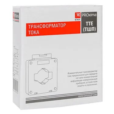 Трансформатор тока ТТЕ-60-750/5А класс точности 0,5 EKF PROxima | tte-60-750 | EKF