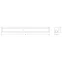 Светильник светодиодный 12W 6500К 1000Лм IP20 линейный 230V