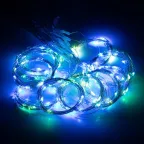 Гирлянда Занавес ЕGNIG - ZM с пультом, мультиколор, 300 LED, 3*3 м, с пультом, USB, 220 V, IP20 | Б0056000 | ЭРА