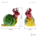 Cветильник садовый декоративный Улитка на солнечной батарее ERAFU01-02 полистоун, 14 см | Б0038495 | ЭРА
