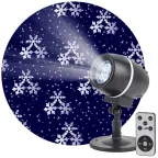 Проектор светодиодный  Снежный вальс,  ENIOP-08 ,  IP44, 220В (12/180) | Б0047979 | ЭРА