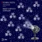 Проектор светодиодный  Снежный вальс,  ENIOP-08 ,  IP44, 220В (12/180) | Б0047979 | ЭРА