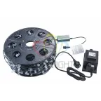 Гирлянда "LED Clip Light" 12V  шаг 150 мм, цвет диодов ТЕПЛЫЙ БЕЛЫЙ, Flashing (Белый) | 325-146 | NEON-NIGHT