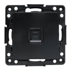 Стокгольм Механизм Розетки RJ-45 1-местной черный