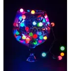 Гирлянда "Мультишарики" Ø17,5мм, 20 м, черный ПВХ, 200 диодов, цвет RGB | 303-509 | NEON-NIGHT