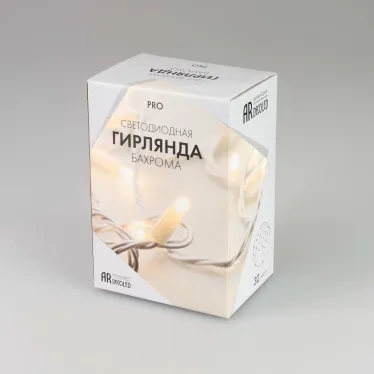 Светодиодная гирлянда ARD-EDGE-PRO-4000x600-BLACK-128LED-FLASH Warm/Warm (230V, 8W) (Ardecoled, IP65) | 031194 | Arlight