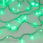Светодиодная гирлянда ARD-STRING-CLASSIC-10000-GREEN-100LED-MILK-STD Green (230V, 7W) (Ardecoled, IP65) | 031196 | Arlight