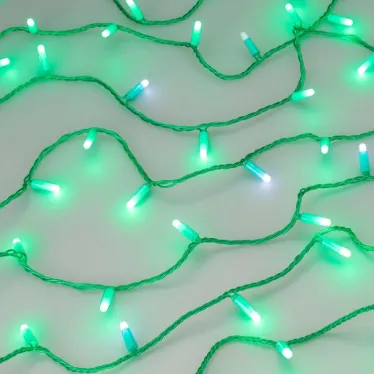 Светодиодная гирлянда ARD-STRING-CLASSIC-10000-GREEN-100LED-MILK-FLASH Green (230V, 7W) (Ardecoled, IP65) | 031197 | Arlight